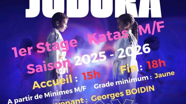 25 octobre : STAGE KATA JUDO à Ploërmel